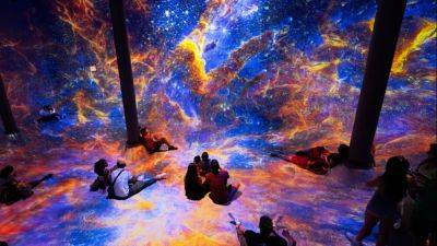 In NY art show, Artechouse turns NASA imagery into a stunning AI-aided psychedelic journey through Cosmos - tech.hindustantimes.com