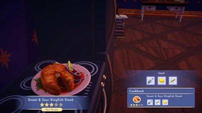 Disney Dreamlight Valley – How to Make Sweet & Sour Kingfish Steak - gamepur.com - Disney