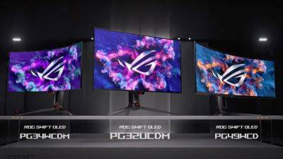 Asus Unveils 3 OLED Gaming Monitors, Including QD-OLED 32-Inch Display - pcmag.com - Germany