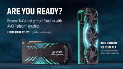 AMD Unveils A Beautiful Radeon RX 7900 XTX Avatar Frontiers of Pandora Themed GPU - wccftech.com