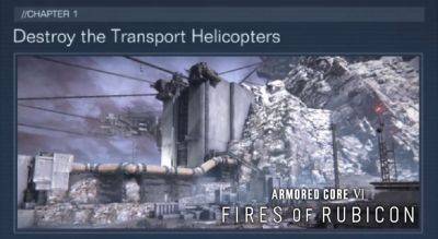 Armored Core 6: Fires of Rubicon – Destroy the Transport Helicopters Walkthrough | Mission 4 Guide - gameranx.com