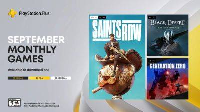 PlayStation Plus Monthly Games for September: Saints Row, Black Desert – Traveler Edition, Generation Zero - blog.playstation.com - Sweden - city Santo