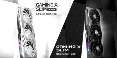 MSI Makes GeForce RTX 40 GPUs Slimmer With New “SLIM” Lineup, Coming In RTX 4090 & 4080 Flavors Too - wccftech.com - Usa