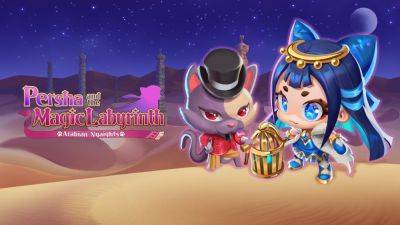 Match-3 puzzle game Persha and the Magic Labyrinth: Arabian Nyaights coming to PS5, Switch, and PC on September 19 - gematsu.com