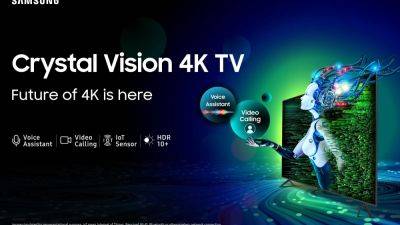 Samsung Crystal Vision 4K UHD TV launched! Check specs, price and more - tech.hindustantimes.com - India