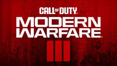 Modern Warfare 3 launches in November, Call of Duty dev finally confirms - gamesradar.com - Launches