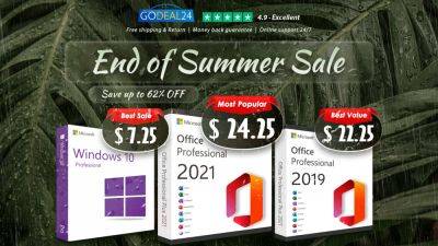 Get Genuine Software Keys At GoDeal 24: Office 2021 For $24.25, Windows 10 For $7.25, Windows 11 For $10.25 - wccftech.com
