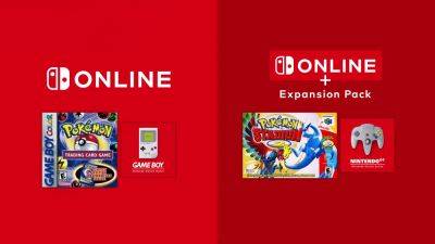 Game Boy – Nintendo Switch Online adds Pokemon Trading Card Game; Nintendo 64 – Nintendo Switch Online adds Pokemon Stadium 2 - gematsu.com