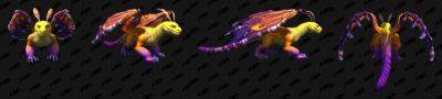 Flourishing Whimsydrake Dragonriding Mount - Preview of Customization Options Coming in 10.2 - wowhead.com