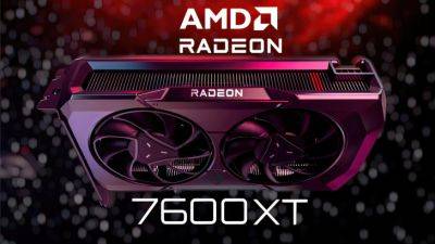 AMD Radeon RX 7600 XT “RDNA 3” GPU Appears With 10 GB & 12 GB Variants - wccftech.com - China