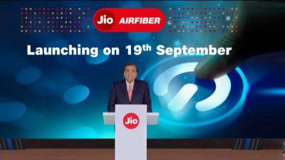 Reliance Jio AirFiber launched in India; Know plans, price, and features - tech.hindustantimes.com - India - city Chennai - city Ahmedabad - city Delhi - city Hyderabad - city Mumbai - city Pune