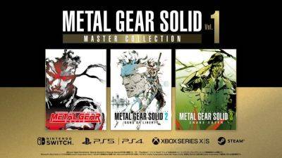 Metal Gear Solid: Master Collection Vol. 1 for PS4 launches October 24 - gematsu.com - Launches