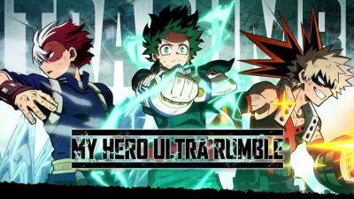 My Hero Ultra Rumble launches September 28 - gematsu.com - Britain - Japan - city Tokyo, Japan - Launches