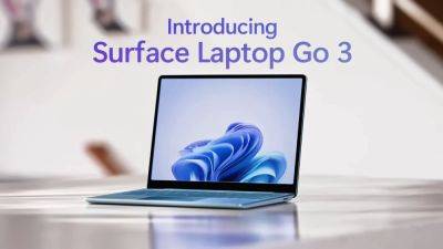 Microsoft launches Surface Laptop Go 3; price, specs, features, and more - tech.hindustantimes.com - Usa - Launches
