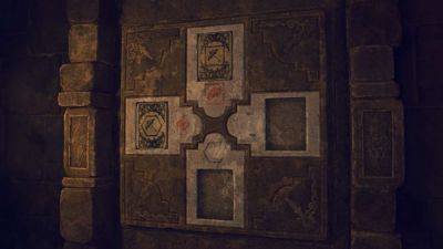 Resident Evil 4 Separate Ways - Chapter 4 Lithographic Stones And Door Puzzle - gamespot.com