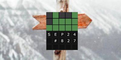 Today's Wordle Answer & Hints for September 24, 2023 (Puzzle #827) - screenrant.com