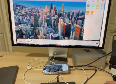 Developer Shows The iPhone 15 Pro Can Become A Desktop Computer When Connected To The Studio Display, But The Experience Is Far From Perfect - wccftech.com