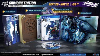 Persona 3 Portable and Persona 4 Golden limited run physical editions announced for PS4, Xbox, and Switch - gematsu.com