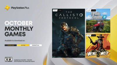 PlayStation Plus Monthly Games for October: The Callisto Protocol, Farming Simulator 22, Weird West - blog.playstation.com - Usa