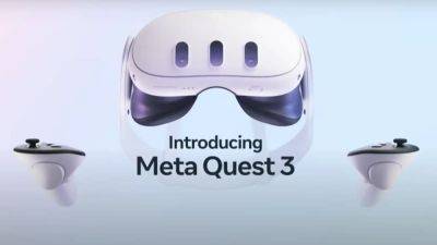 Meta launches Quest 3 mixed-reality headset: Check specs, features, price, more - tech.hindustantimes.com - state California - county Park - Launches