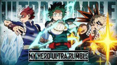 Free-to-Play Anime Battle Royale My Hero Ultra Rumble Is Out Now on PS4 | Push Square - pushsquare.com