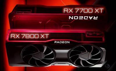 AMD Radeon RX 7800 XT & RX 7700 XT Official Benchmarks Leak: 7800 XT 1% Faster Than 4070, 7700 XT 9% Faster Than 4060 Ti - wccftech.com - Usa