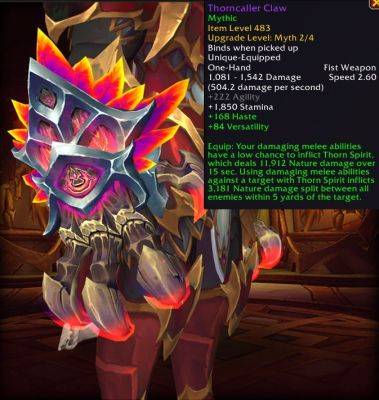 Special Effect Raid Weapons and Trinkets in Amirdrassil - wowhead.com