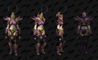 Dreadlord Armor, Wristwatches, Sarongs, and More Noteworthy Transmog Ensembles in 10.2 - wowhead.com
