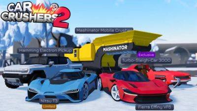 Roblox Car Crushers 2 codes (January 2024) - gamepur.com