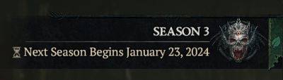 Diablo 4 Season 3 Launch Date Confirmed - January 23 - wowhead.com - Diablo