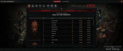 Diablo 4 Leaderboards and Gauntlet Launching Later in Season 3 - Not Available on Season Start - wowhead.com - county Stone - county Hall - Diablo