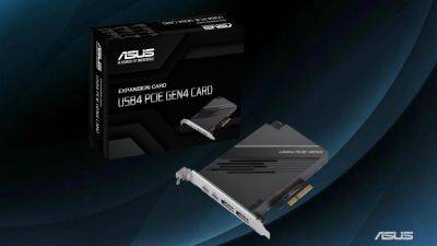 ASUS Unveils USB4 Add-In-Card, Featuring Dual USB4 Type-C Ports & 60W Power Delivery - wccftech.com