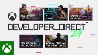 Xbox Developer Direct 2024: Indiana Jones and the Great Circle Unveiled, Senua's Saga Gets Release Date - gadgets.ndtv.com - state Indiana - county Ford - county Harrison - county Baker