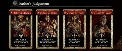 Last Chance to Obtain the Father's Judgement Collection - Diablo 4 - wowhead.com