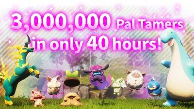 Palworld Early Access sales top three million in 40 hours - gematsu.com