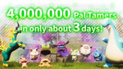 Palworld Early Access sales top four million in about three days - gematsu.com
