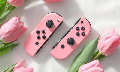 Nintendo honors Princess Peach with a pair of pastel pink Joy-Cons - engadget.com - county Peach