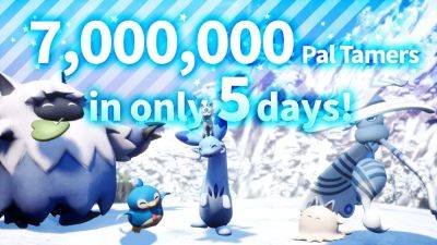 Palworld Early Access sales top seven million in five days [Update: Sales are Steam only] - gematsu.com
