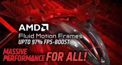 AMD Fluid Motion Frames Now Officially Available: Frame-Gen For Everyone & Every DX12/DX11 Game With Up To 97% FPS Boost - wccftech.com