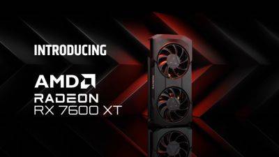AMD Radeon RX 7600 XT Now Available at $329: Faster-Clocked Navi 33 GPU With 16 GB Memory - wccftech.com - Usa