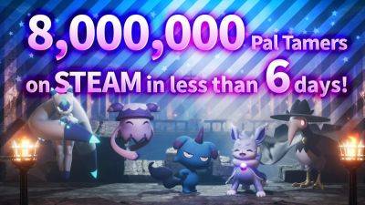 Palworld Early Access Steam sales top eight million in less than six days - gematsu.com