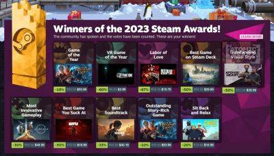 Steam Awards 2023 See Baldur’s Gate 3 Winning GOTY, Starfield Getting Most Innovative Gameplay Award - wccftech.com