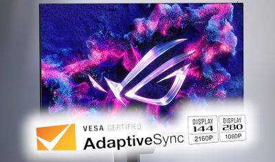 VESA Adaptive-Sync Display Standard Updated With Dual-Mode Support: Ready For Gaming Monitors With 4K 144Hz & 1080P 280Hz Modes - wccftech.com