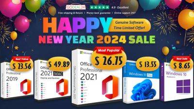 Godeal24’s New Year Sale: Get A Lifetime License Of Office 2021 For Just $26.75, Win 11 PRO For $13.55 - wccftech.com