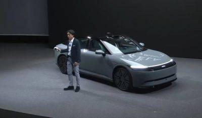 Sony shows off new Honda car by driving it with a PS5 controller - videogameschronicle.com