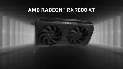 Keeping up with Nvidia, AMD announces the RX 7600 XT - destructoid.com - Announces