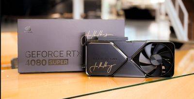 NVIDIA Is Giving Away A GeForce RTX 4080 SUPER Founders Edition GPU Signed By Its CEO, For Free! - wccftech.com - Usa