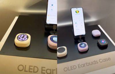 Samsung Showcases Its Galaxy Buds Case With A Tiny OLED Panel That Displays Important Information At CES 2024 - wccftech.com - North Korea