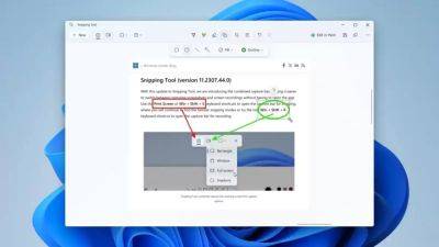 Microsoft to bring advanced AI capabilities to Windows 11 Notepad and Snipping Tool - tech.hindustantimes.com - India