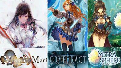 MementoMori x Cryptract x Mitrasphere Crossover Drops On February 15th! - droidgamers.com - Japan